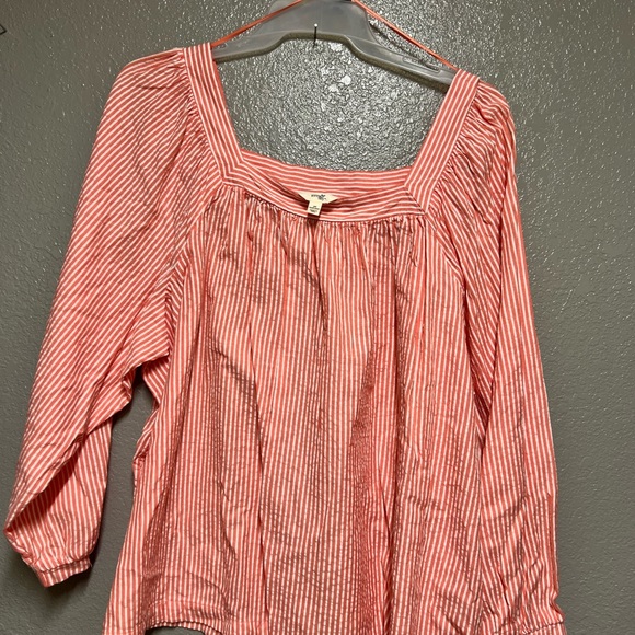 Terra Sky, Women’s Plus size Square Neck Top, summer blouse - Picture 8 of 9